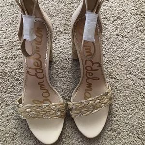 NWT 7.5 Sam Edelman YARO BLOCK HEEL SANDAL